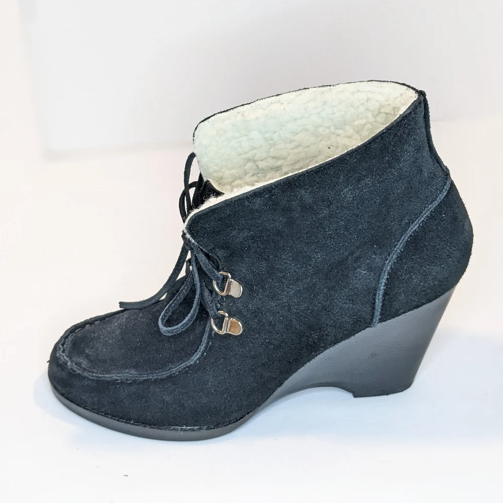 Michael kors suede wedges
